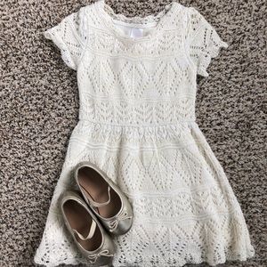 Gold and Cream HOLIDAY dress